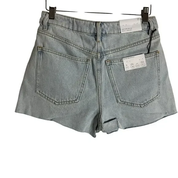 WeWoreWhat Denim High Rise Cut Off Blue Jean Shorts Size 25